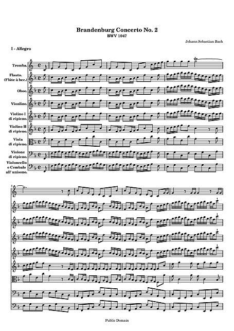 Miniatura di partitura