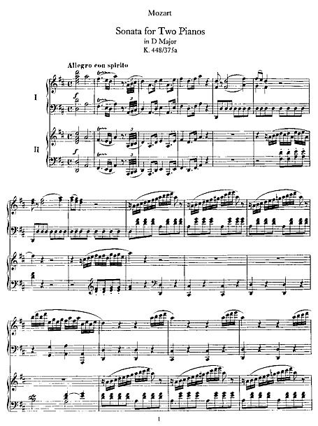 Sonata for Two Pianos Piano, Piano - Sheet music - Cantorion 