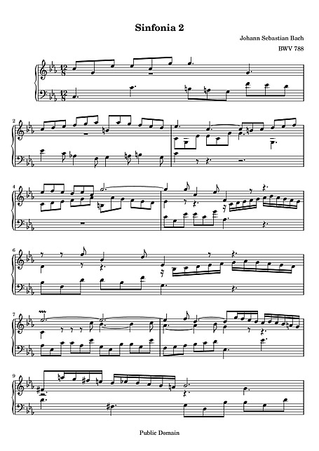 Miniatura de partitura