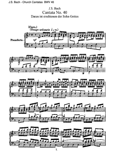 Miniatura de la partitura