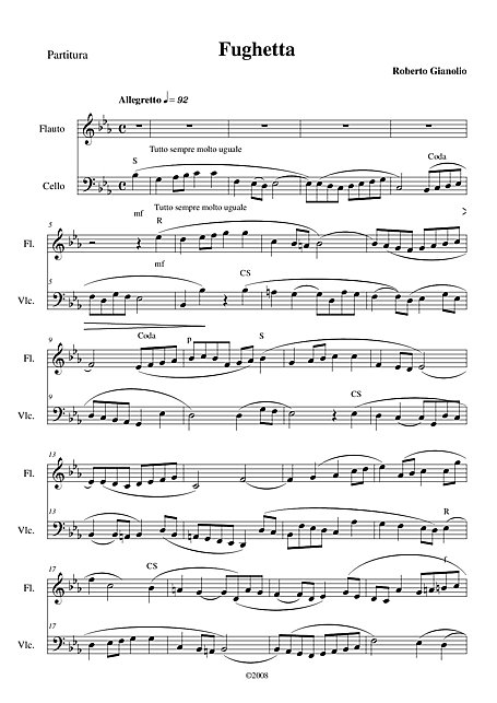 Miniatura de partitura