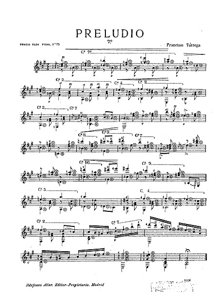 Miniatura de partitura