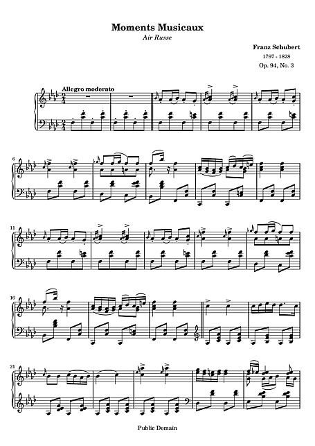 Miniatura de partitura