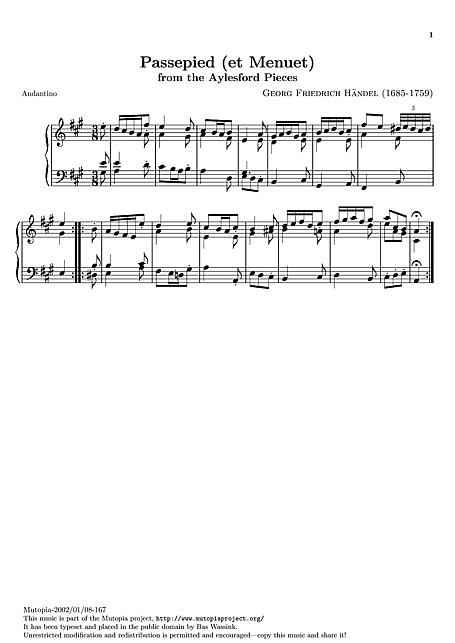 Miniatura de partitura