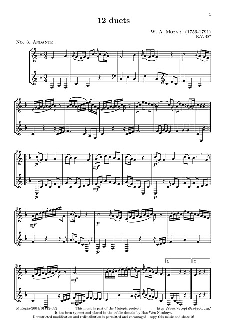 Miniatura de la partitura