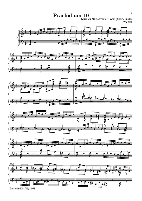 Miniatura di partitura