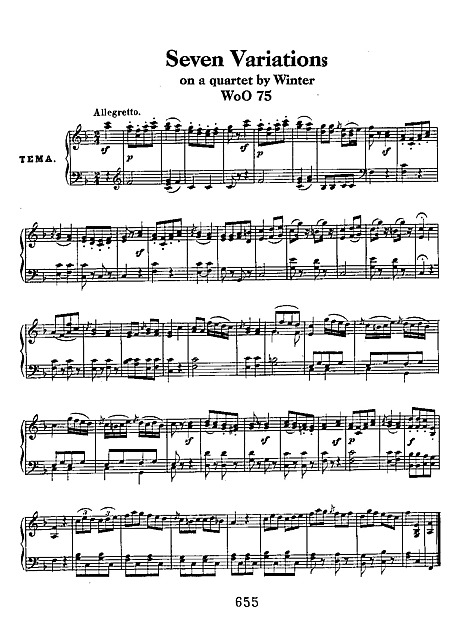 Miniatura de la partitura