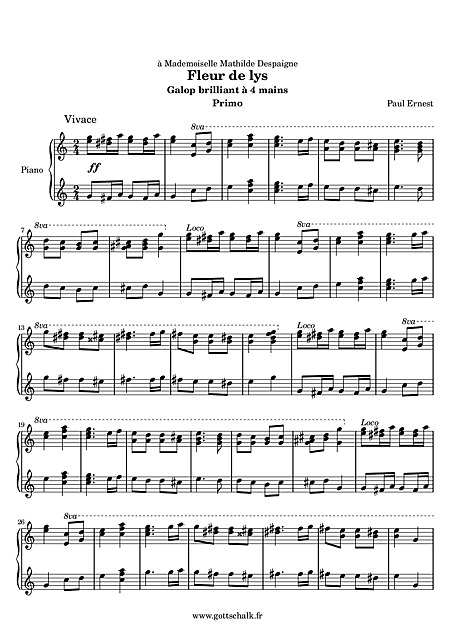 Miniatura de partitura