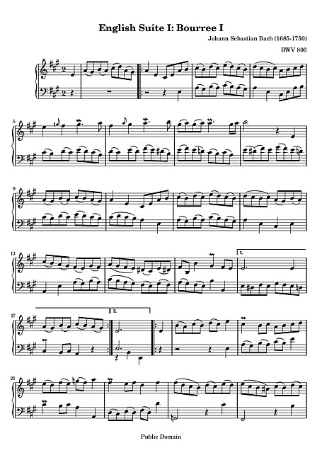 Miniatura de partitura