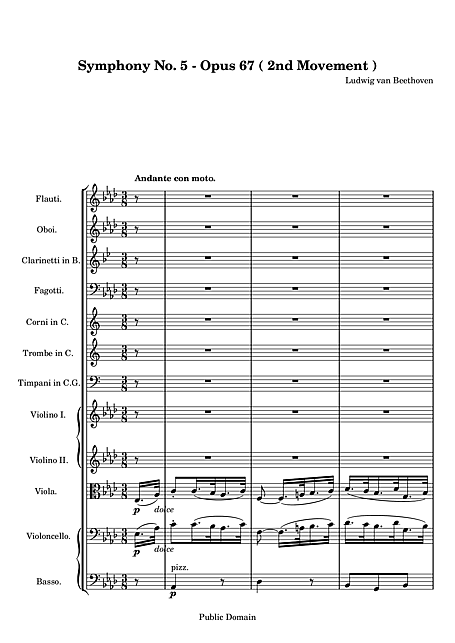 Miniatura de partitura