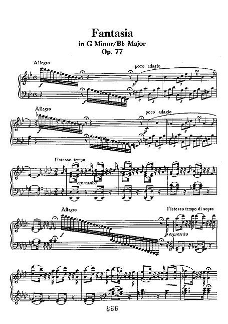termómetro aritmética desinfectar Fantasia Piano - Partituras - Cantorion, partituras y páginas musicales  gratis