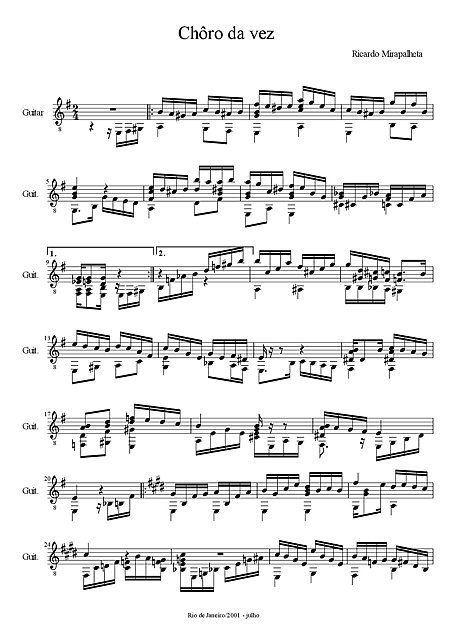 Miniatura de partitura