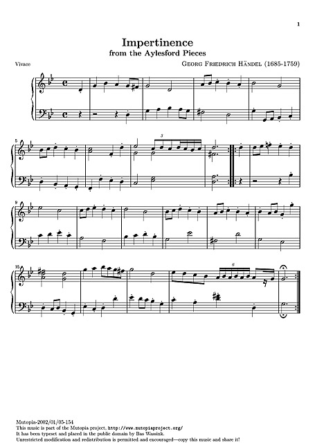 Miniatura de partitura