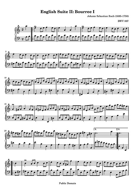 Miniatura de partitura