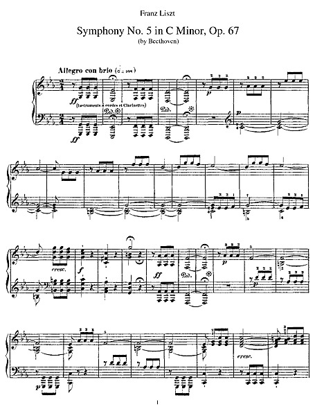 Miniatura de partitura