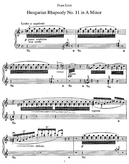 Miniatura de la partitura