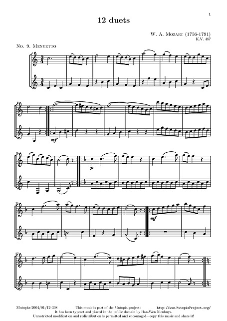 Miniatura di partitura