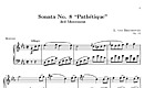 Spartiti per pianoforte Sonata per pianoforte n. 8 in do minore, op. 13  Primo movimento 'Patetica' di Beethoven Download digitale -  Italia