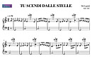 tu scendi dalle stelle choir clipart