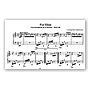 엘리제를 위하여 (Für Elise) Original version - 피아노 - 악보 - 칸톨이온, 무료악보