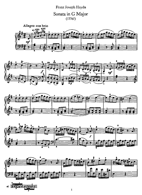 Sonata No. 27 ピアノ - 楽譜 - カントリーアン, 無料楽譜