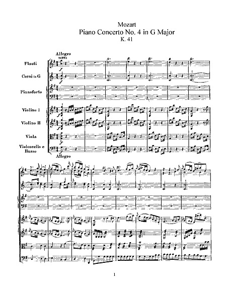 Piano Concerto No. 4 Full Score     楽譜   カントリーアン, 無料楽譜