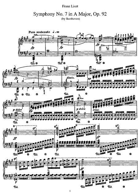 programma landen Medic Symfonie nr. 7 (Symphony No. 7) Piano reduction - Piano - Partituren -  Cantorion - Gratis partituren, gratis bladmuziek