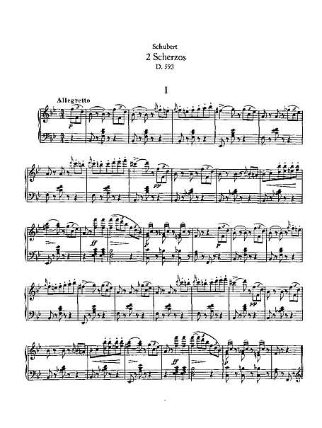 Two Scherzi In B Flat And D Flat For Piano ピアノ 楽譜 カントリーアン 無料楽譜