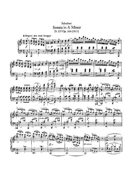 Piano Sonata No. 4 ピアノ - 楽譜 - カントリーアン, 無料楽譜