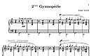 Gymnopédies (3 Gymnopédies) 3rd Gymnopédie - Piano - Partitions -  Cantorion, partitions gratuites et des annonces de concerts