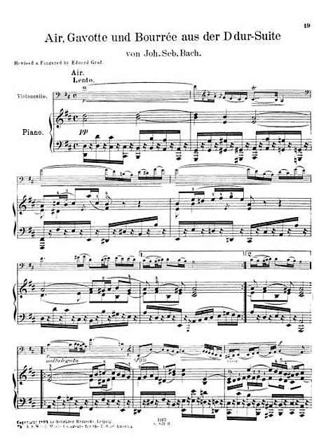 Percentage loss wax Orchestral Suite No.3 in D major, BWV 1068 - Johann Sebastian Bach - Sheet  music - Cantorion - Free sheet music, free scores